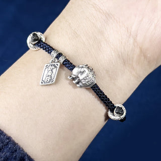 Buddha Gift 925 Sterling Silver Elephant Safe And Well Amulet Charm Strength Bracelet