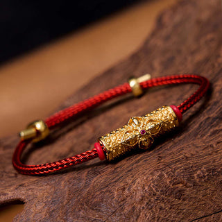 Buddha Gift Copper Luck Red String Bracelet