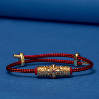 Buddha Gift Copper Luck Red String Bracelet