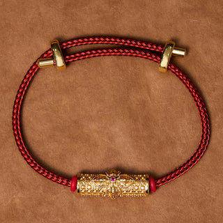 Buddha Gift Copper Luck Red String Bracelet