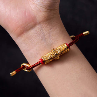 Buddha Gift Copper Luck Red String Bracelet