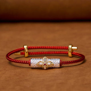Buddha Gift Copper Luck Red String Bracelet