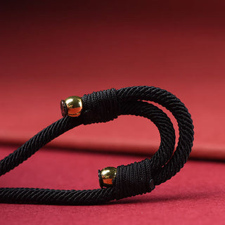 Buddha Gift Cinnabar Lucky Bead Keep Away Evil Spirits Necklace Pendant