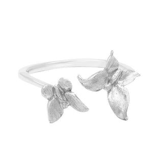 Buddha Gift 925 Sterling Silver Butterfly Love Ring