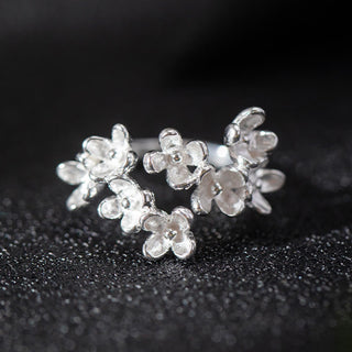 Buddha Gift 925 Sterling Silver Osmanthus Fragrans Ring