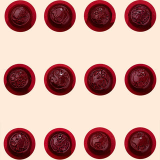 Buddha Gift Natural Cinnabar Chinese Zodiac Gourd Calm Blessing Red String Belly Chain