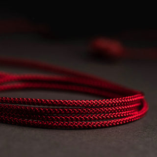 Buddha Gift Natural Cinnabar Chinese Zodiac Gourd Calm Blessing Red String Belly Chain