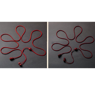 Buddha Gift Natural Cinnabar Chinese Zodiac Gourd Calm Blessing Red String Belly Chain