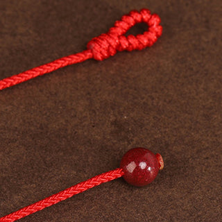 Buddha Gift 999 Solid Gold Red String Belly Chain