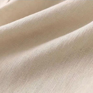 Buddha Gift Casual Cotton Linen High Waist Lace-up Wide Leg Pants With Pockets