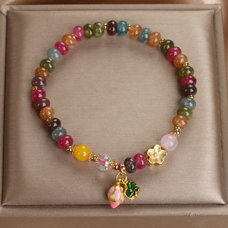 Buddha Gift Tourmaline Lotus Seedpod Wisdom Bracelet