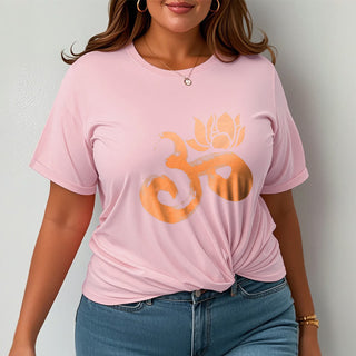 Buddha Gift OM Lotus Flower Cotton Tee T-shirt
