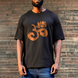 Buddha Gift OM Lotus Flower Cotton Tee T-shirt