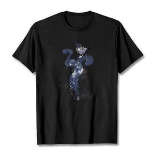Buddha Gift OM Lotus Flower Background Cotton Tee T-shirt