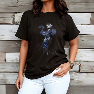 Buddha Gift OM Lotus Flower Background Cotton Tee T-shirt