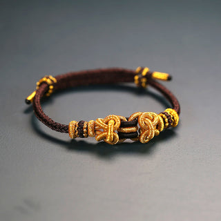 Buddha Gift Red String Saddle Knot Strength Bracelet