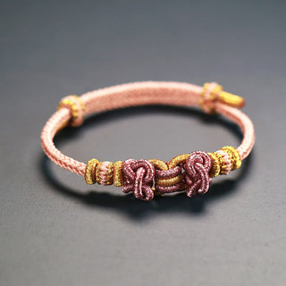 Buddha Gift Red String Saddle Knot Strength Bracelet