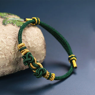Buddha Gift Red String Saddle Knot Strength Bracelet