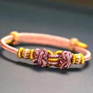 Buddha Gift Red String Saddle Knot Strength Bracelet