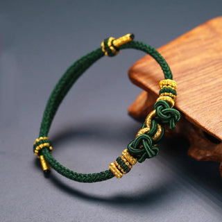 Buddha Gift Red String Saddle Knot Strength Bracelet