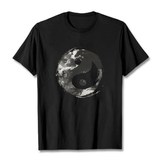 Buddha Gift Yin Yang Cotton Tee T-shirt