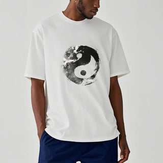 Buddha Gift Yin Yang Cotton Tee T-shirt