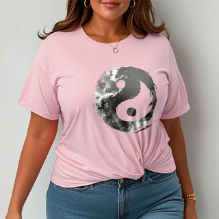 Buddha Gift Yin Yang Cotton Tee T-shirt