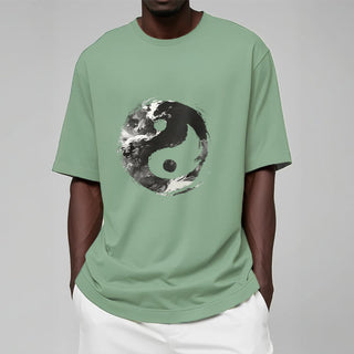 Buddha Gift Yin Yang Cotton Tee T-shirt