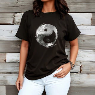 Buddha Gift Yin Yang Cotton Tee T-shirt