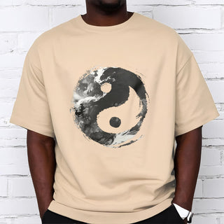 Buddha Gift Yin Yang Cotton Tee T-shirt