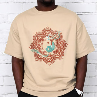 Buddha Gift Mandala Yin Yang Cotton Tee T-shirt