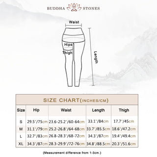 Buddha Gift Flowers Leaves Birds Print Pants Sports Fitness Yoga Leggings Women's Yoga Pants