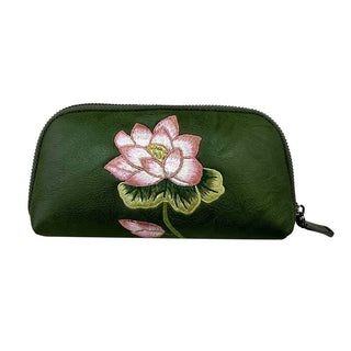 Buddha Gift Lotus Su Embroidery Journey Shopping Purse Handbag
