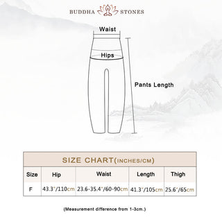 Buddha Gift Round Geometric Pattern Loose Casual Harem Trousers High Waist Women's Yoga Pants