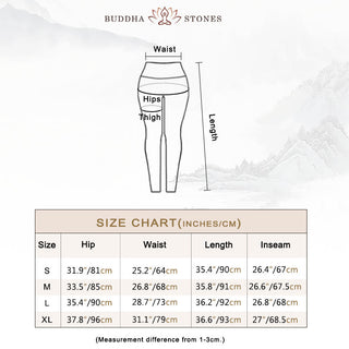 Buddha Gift Rose Lines Tiger Leopard Print Sports Fitness High Waist Leggings Women's Yoga Pants With Pockets