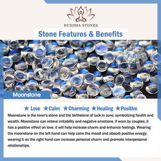 Buddha Gift Ultra-Thin Moonstone Koi Fish Healing Bracelet