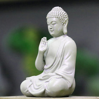 Buddha Gift Small Meditation Prayer Resin Buddha Statue Compassion Home Desk Decoration