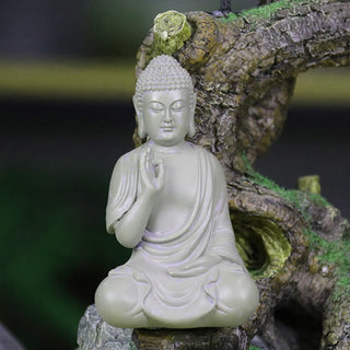 Buddha Gift Small Meditation Prayer Resin Buddha Statue Compassion Home Desk Decoration