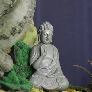 Buddha Gift Small Meditation Prayer Resin Buddha Statue Compassion Home Desk Decoration
