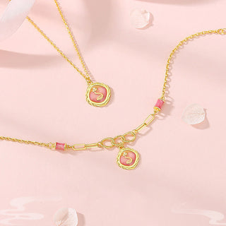 Buddha Gift 925 Sterling Silver Year Of The Snake Golden Snake Luck Bracelet Necklace Pendant