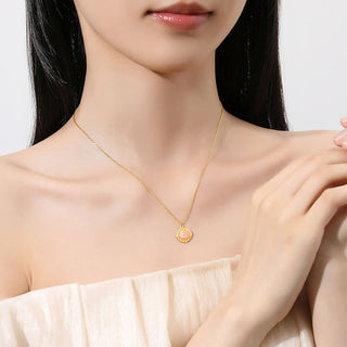 Buddha Gift 925 Sterling Silver Year Of The Snake Golden Snake Luck Bracelet Necklace Pendant