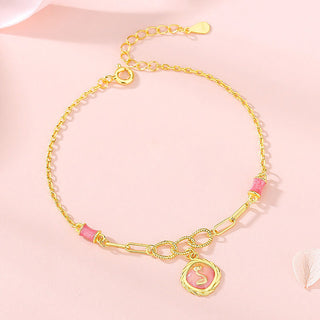 Buddha Gift 925 Sterling Silver Year Of The Snake Golden Snake Luck Bracelet Necklace Pendant