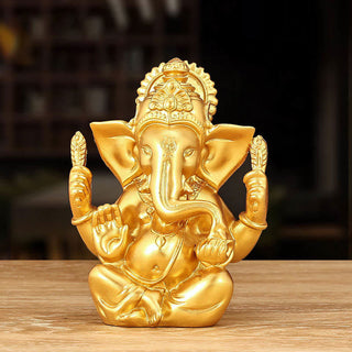 Buddha Gift Ganesh Ganpati Elephant Statue Transformation Home Resin Decoration