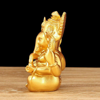 Buddha Gift Ganesh Ganpati Elephant Statue Transformation Home Resin Decoration