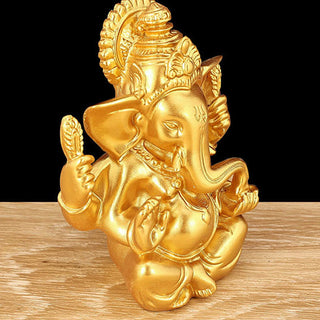 Buddha Gift Ganesh Ganpati Elephant Statue Transformation Home Resin Decoration