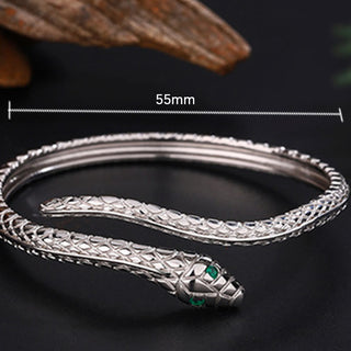 Buddha Gift 999 Sterling Silver Snake Shape Year Of The Snake Blessing Bracelet