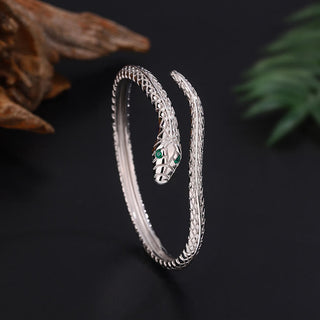 Buddha Gift 999 Sterling Silver Snake Shape Year Of The Snake Blessing Bracelet