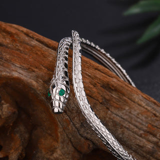 Buddha Gift 999 Sterling Silver Snake Shape Year Of The Snake Blessing Bracelet