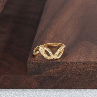 Buddha Gift 925 Sterling Silver Year Of The Snake Calm Ring