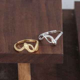 Buddha Gift 925 Sterling Silver Year Of The Snake Calm Ring